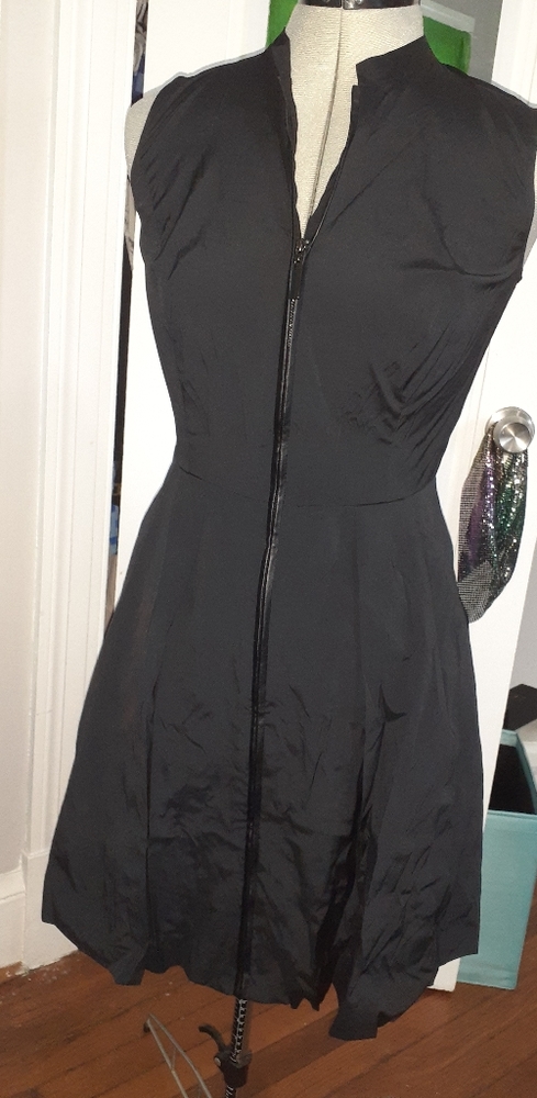 Alfani black zipper dress